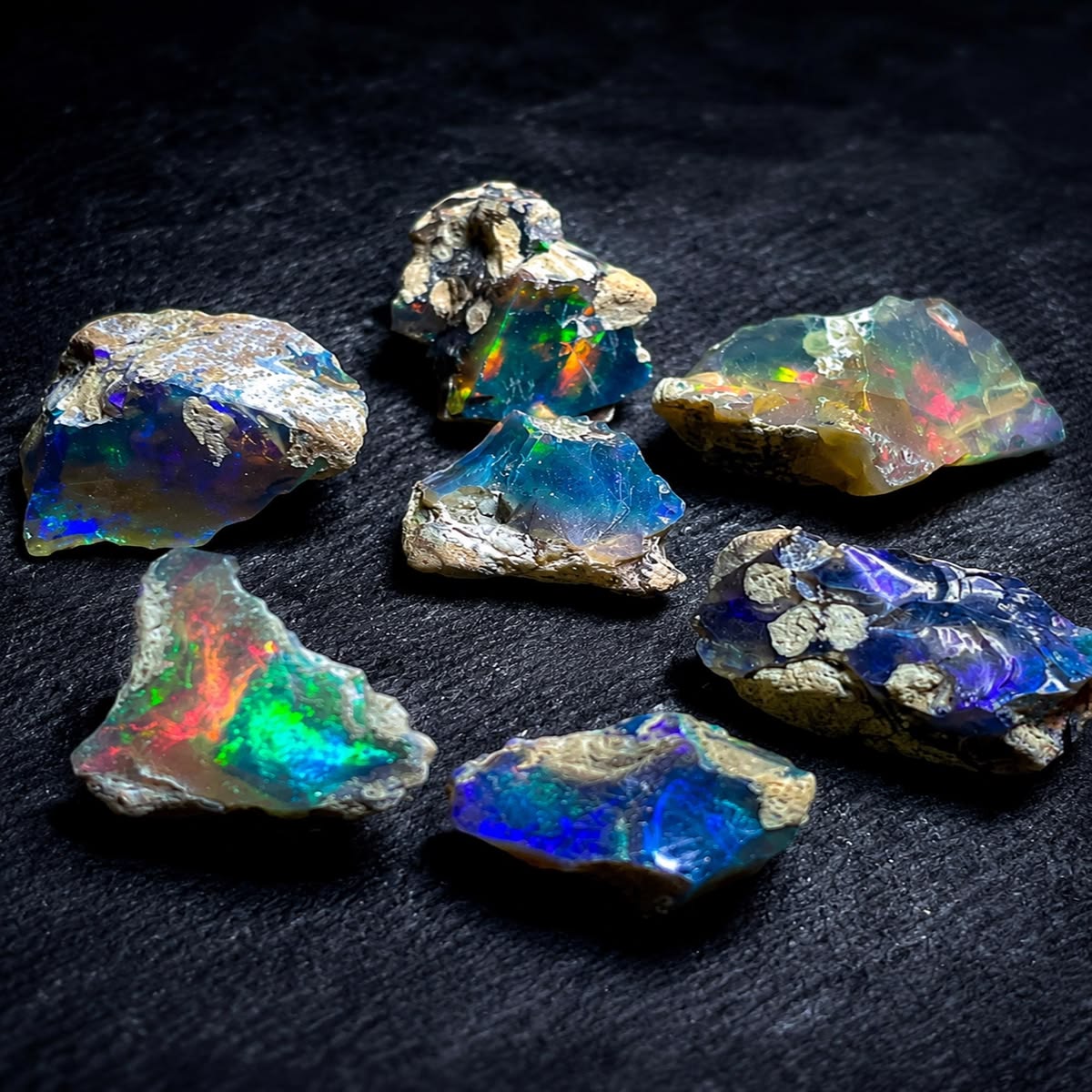 Black Opal Rough