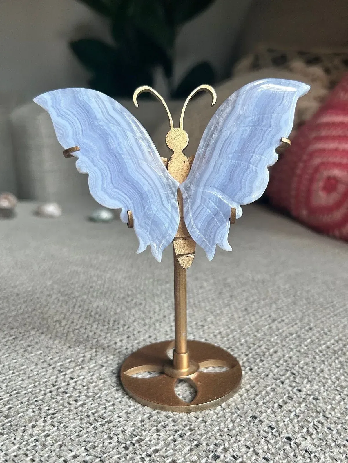 Blue Lace Agate Figure