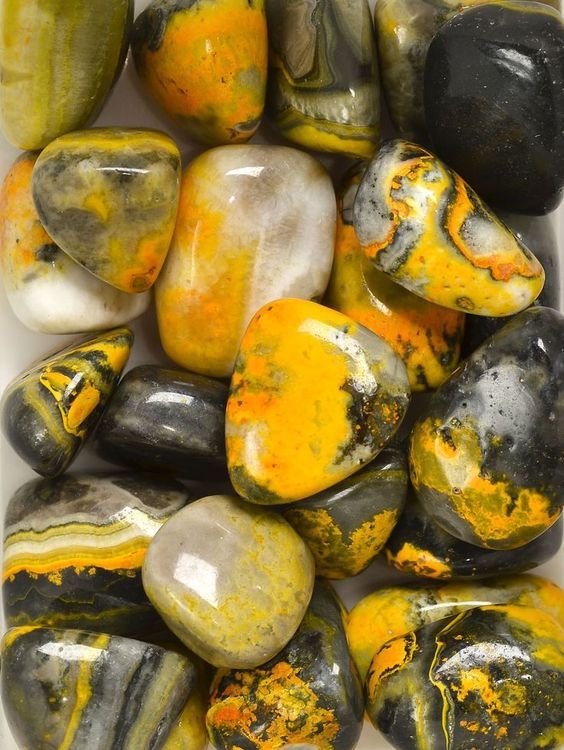 Bumblebee Jasper Tumble Stone