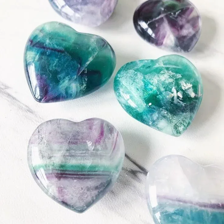 Fluorite Heart