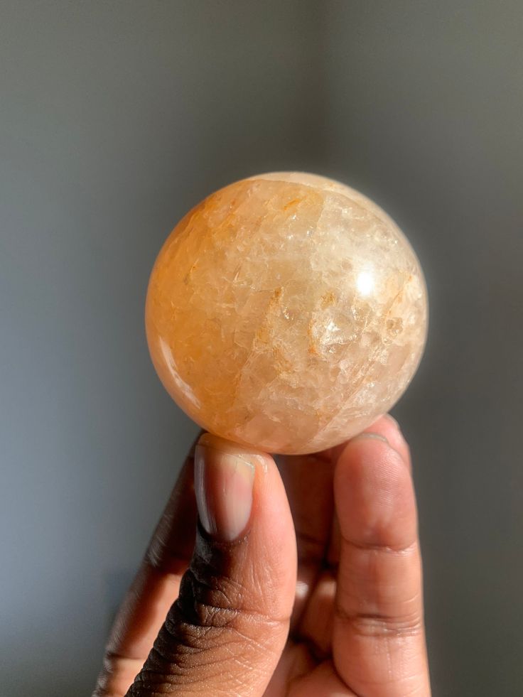 Golden Healer Quartz Sphere