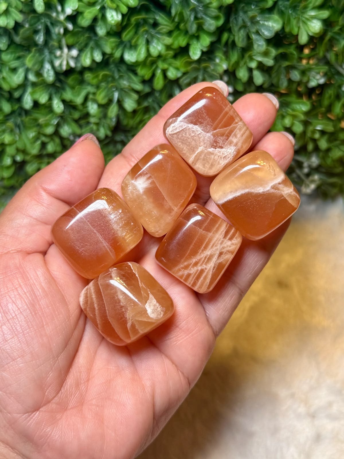 Honey Calcite Tumble Stone