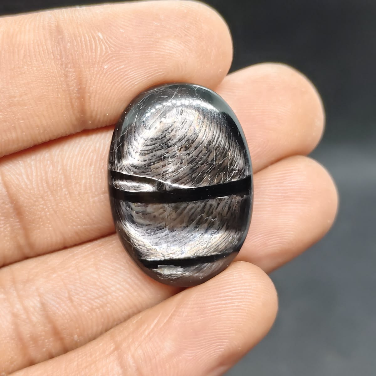 Hypersthene Palm Stone