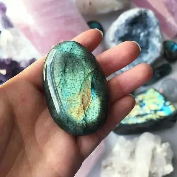 Labradorite Palm Stone