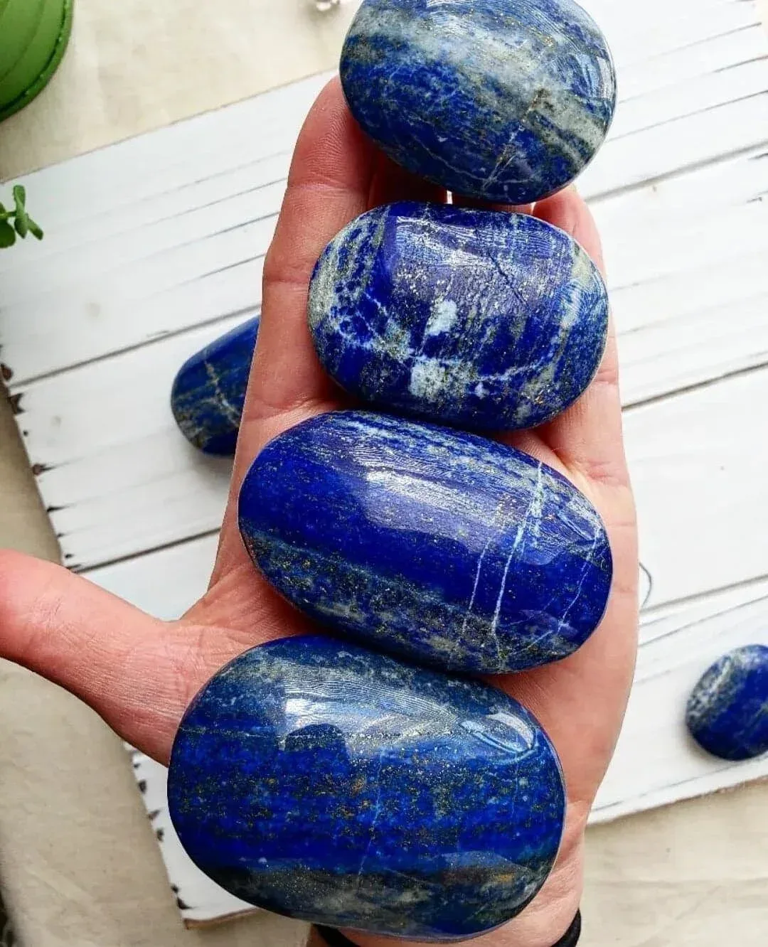 Lapis Lazuli Palm Stone