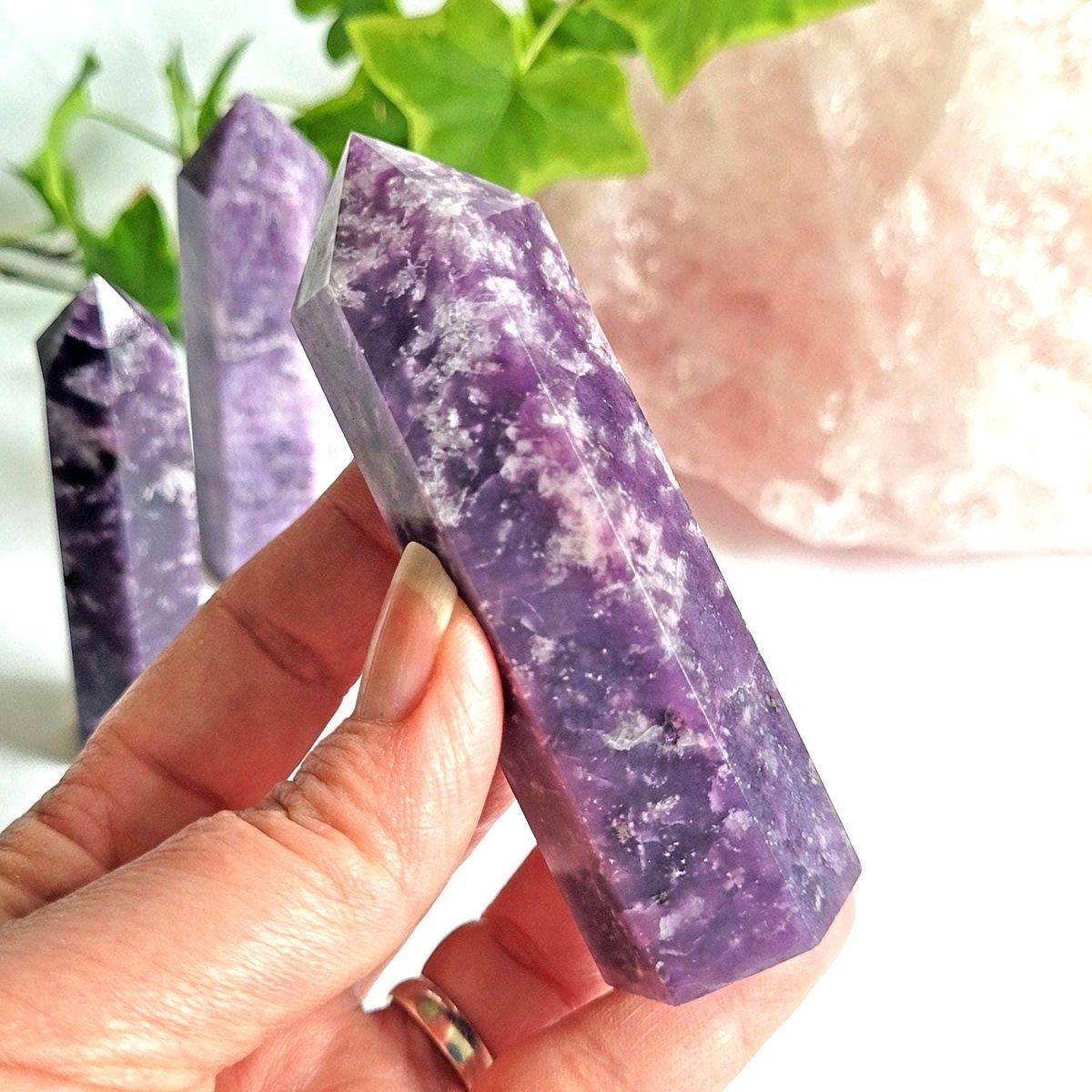Lepidolite Point / Tower