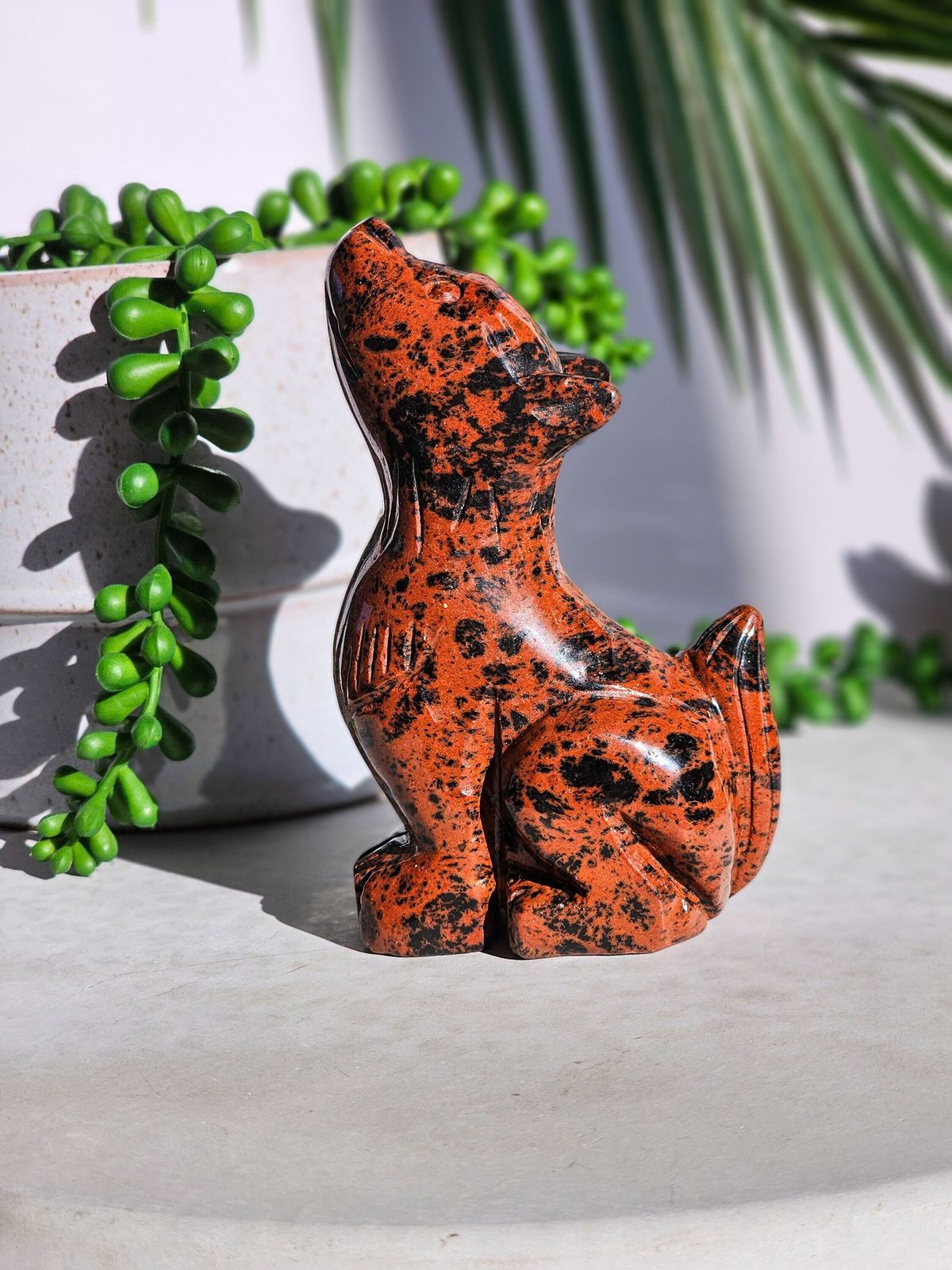 Mahogany Obsidian Figure