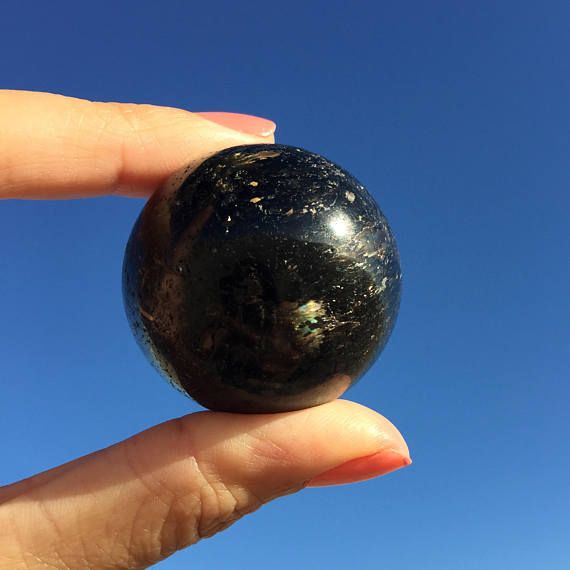 Nuummite Sphere