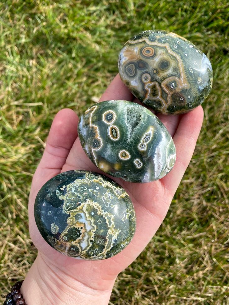 Ocean Jasper Palm Stone