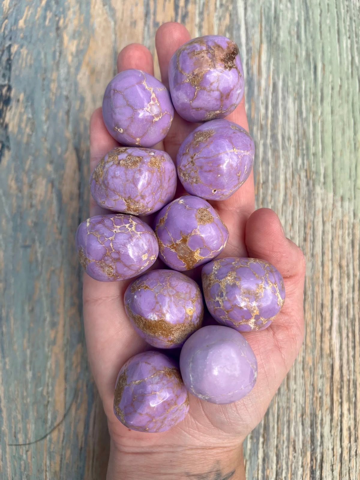 Phosphosiderite Tumble Stone