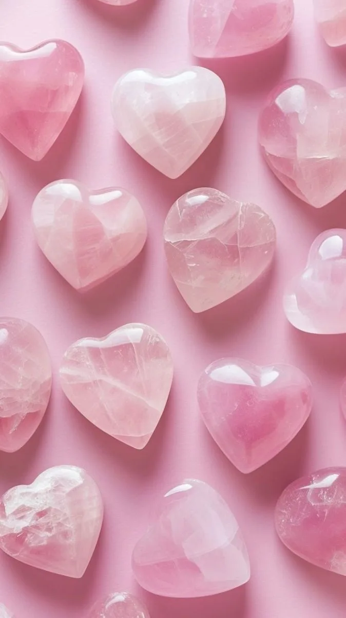 Rose Quartz Heart