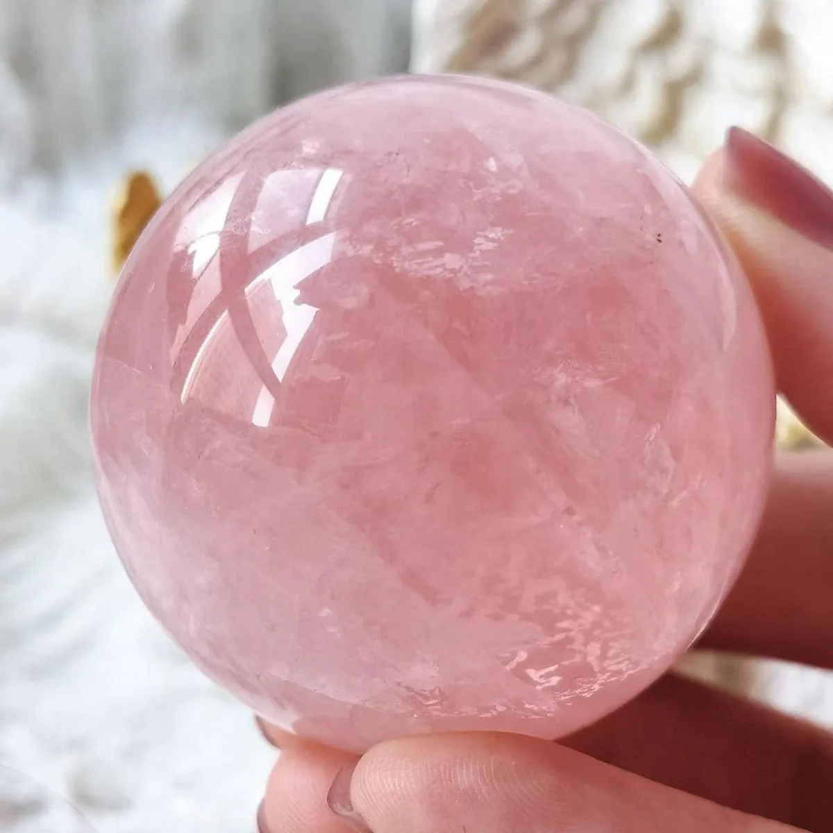 Rose Quartz Sphere