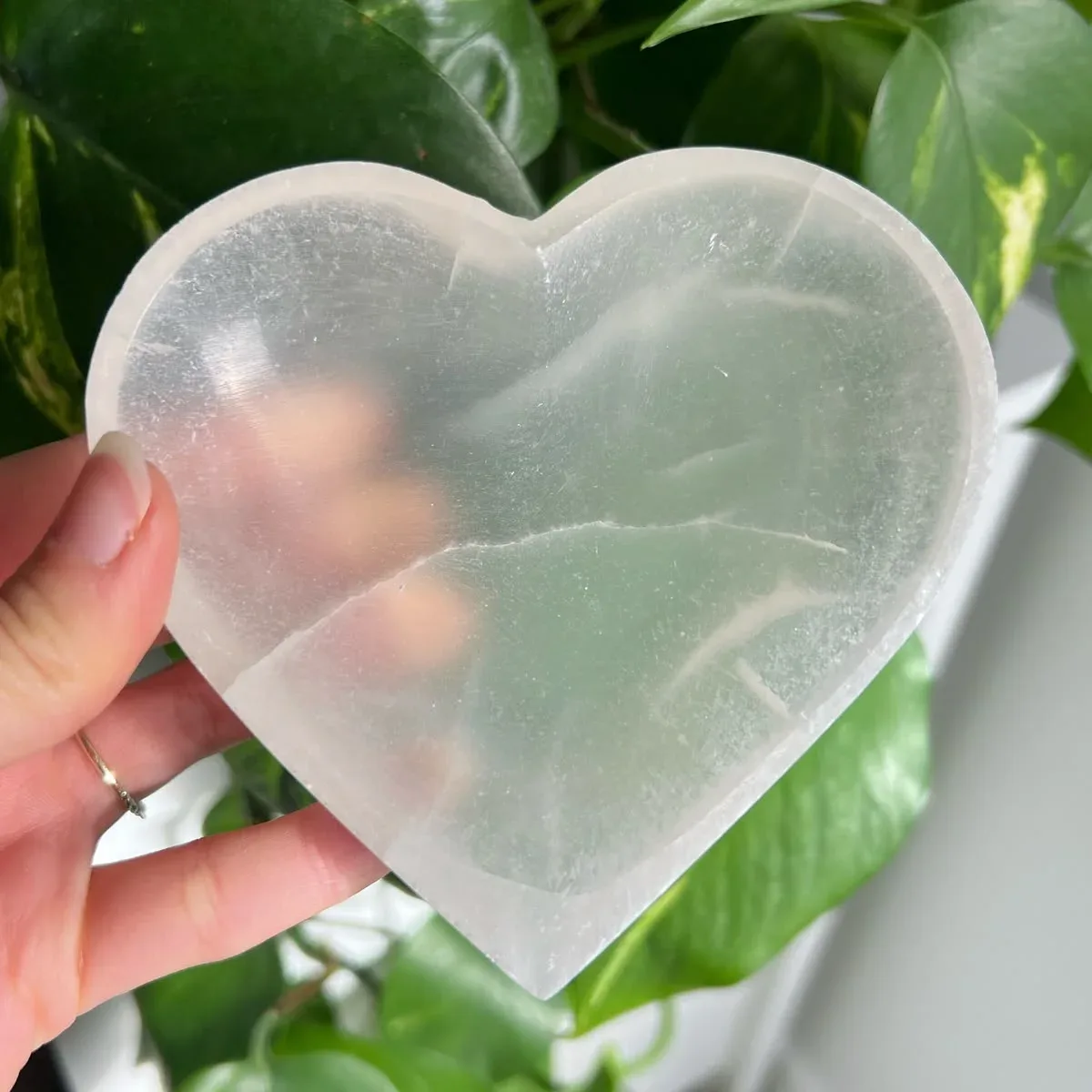 Selenite Heart