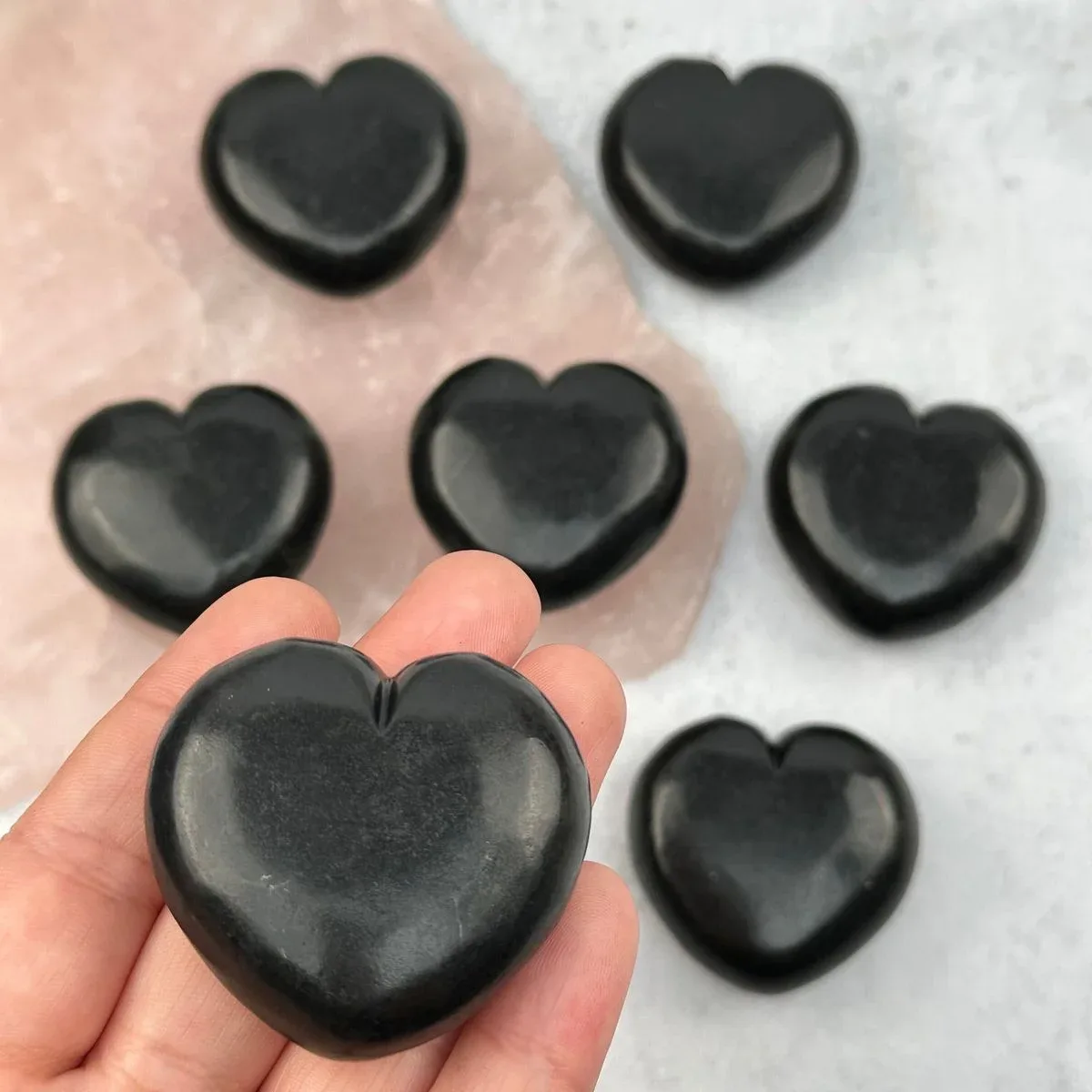 Shungite Heart