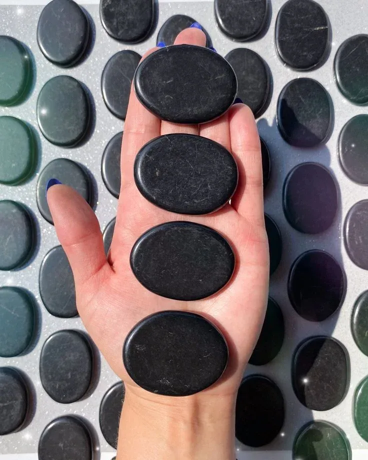 Shungite Palm Stone