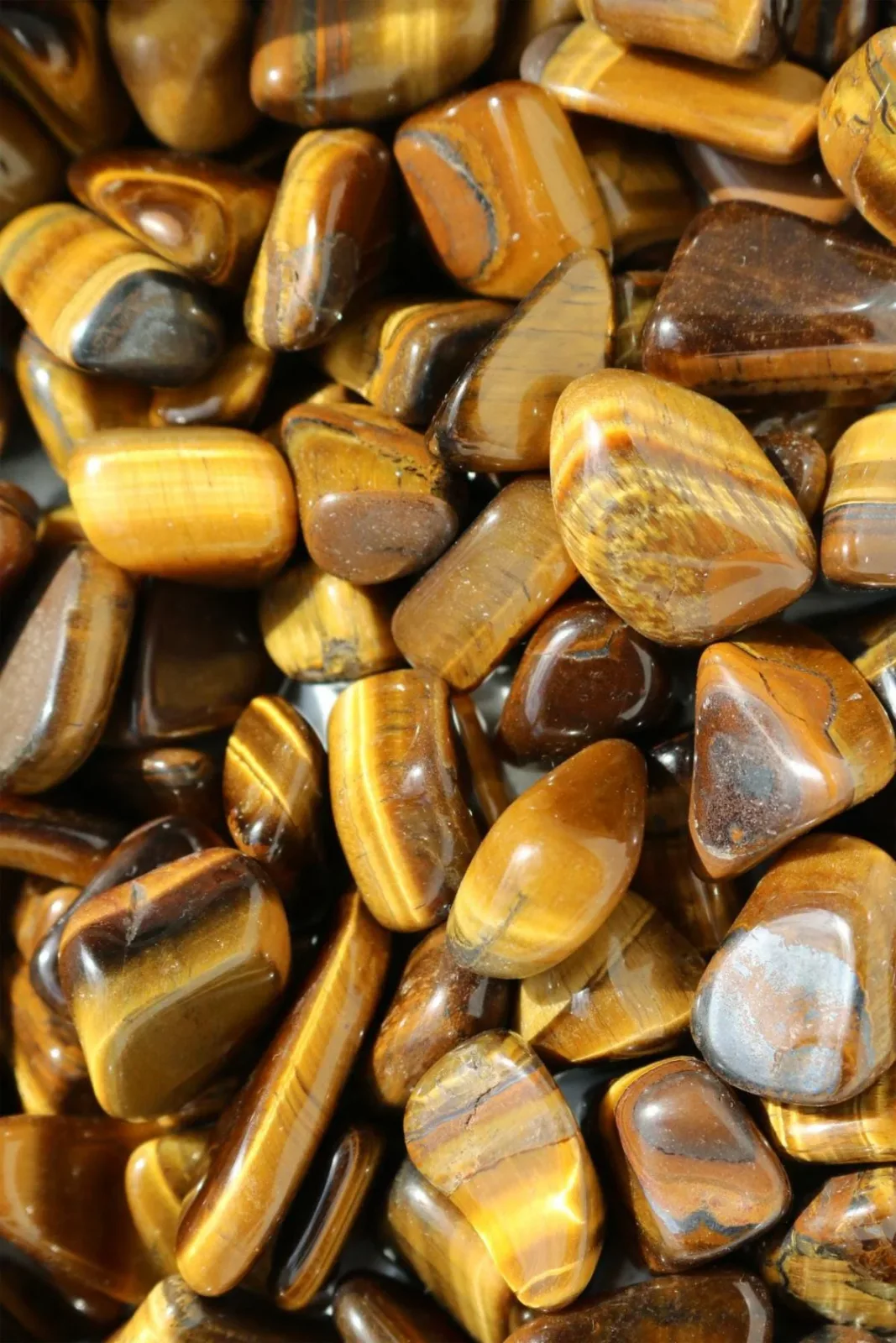 Tiger's Eye Tumble Stone