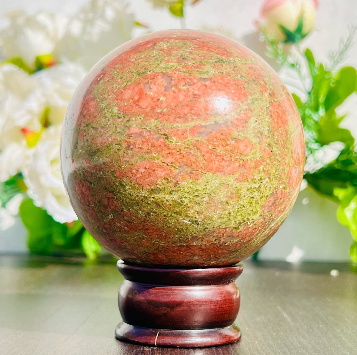 Unakite Sphere